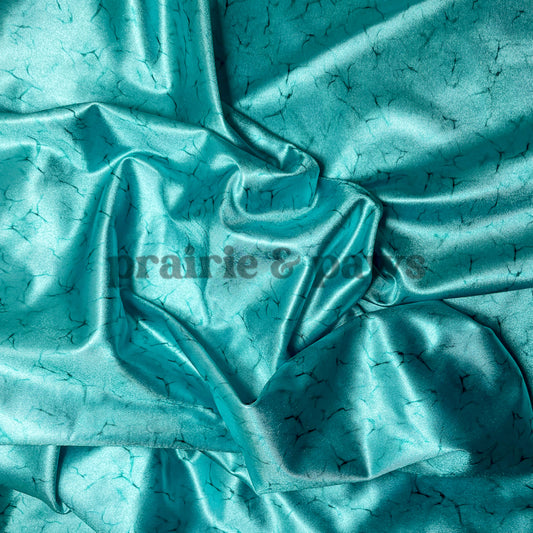 Turquoise Satin