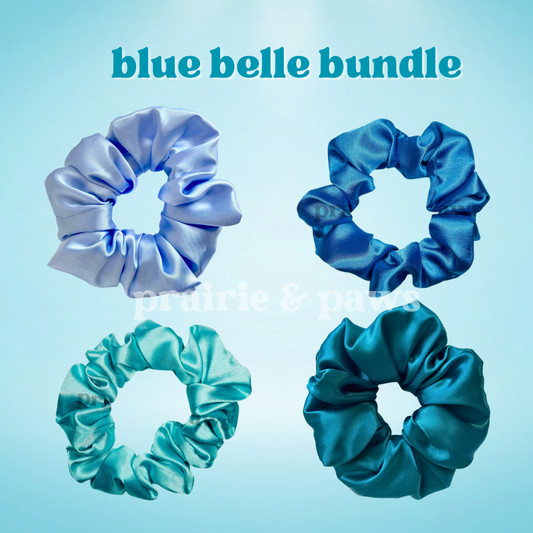 Blue Belle Scrunchie Bundle