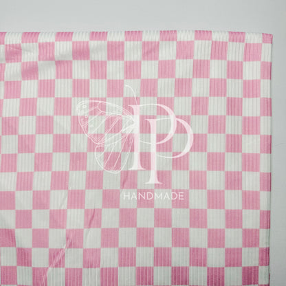 Pink Check Rib