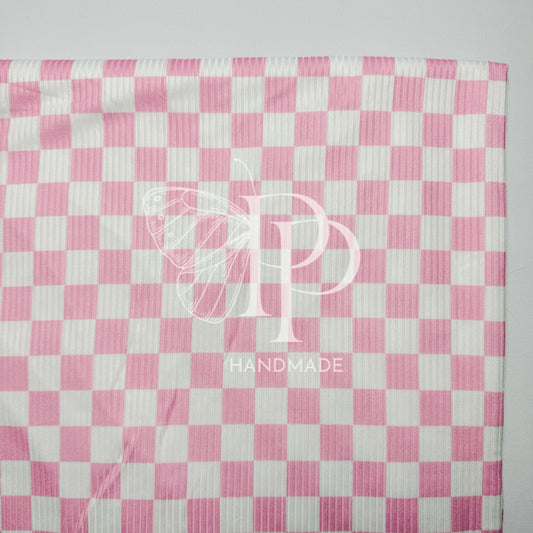 Pink Check Rib