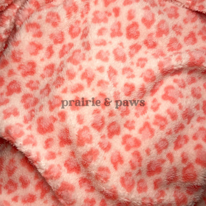 Pink Cheetah Fuzzy Fleece