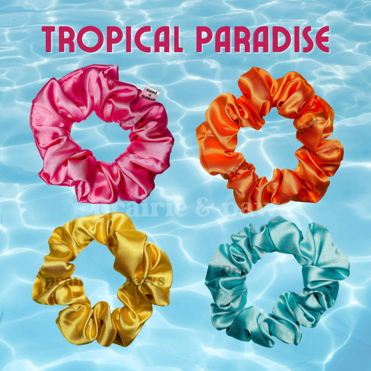 Tropical Paradise Scrunchie Bundle