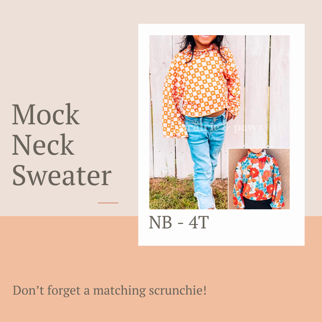 MOCK NECK SWEATER (NB-4T)