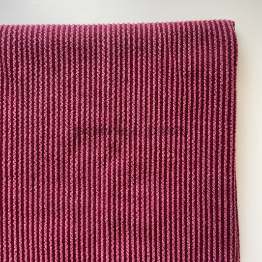 Maroon Chunky Rib