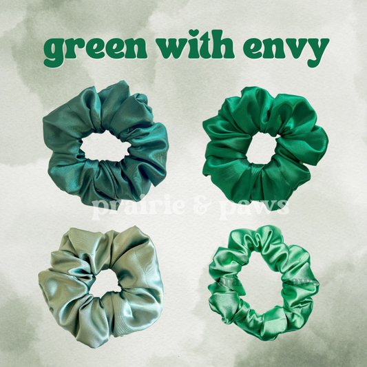 Green With Envy Scrunchie Bundle