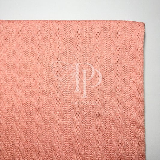 Pink Cable Knit