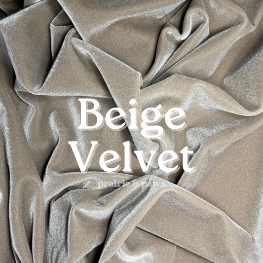 Beige Velvet