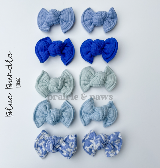 Blue Bow Bundle